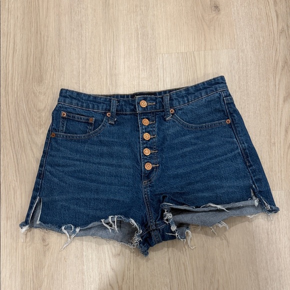Lucky Brand 8/29 Lucky Pins Denim Blue Women's Shorts - Picture 2 of 8